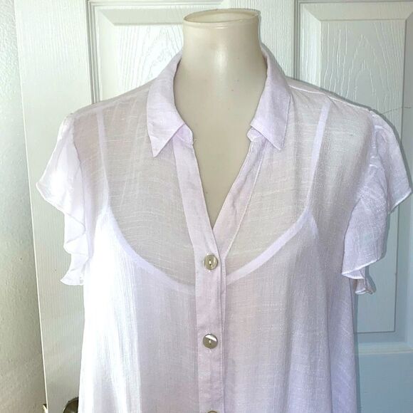 New Mlle Gabrielle Casual Midi with a Slip Shirt Dresss - Picture 1 of 6